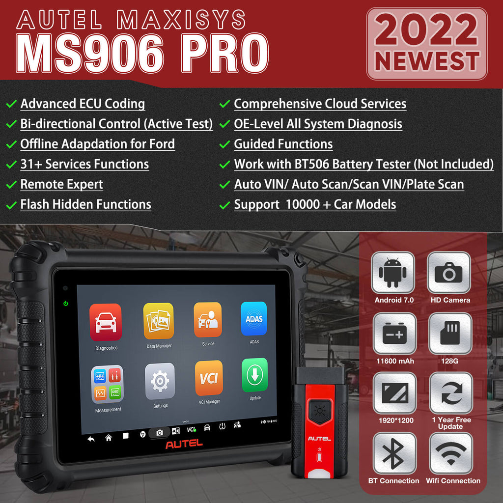 Autel New Arrival -- Autel MaxiSYS MS906 Pro Diagnostic Tablet