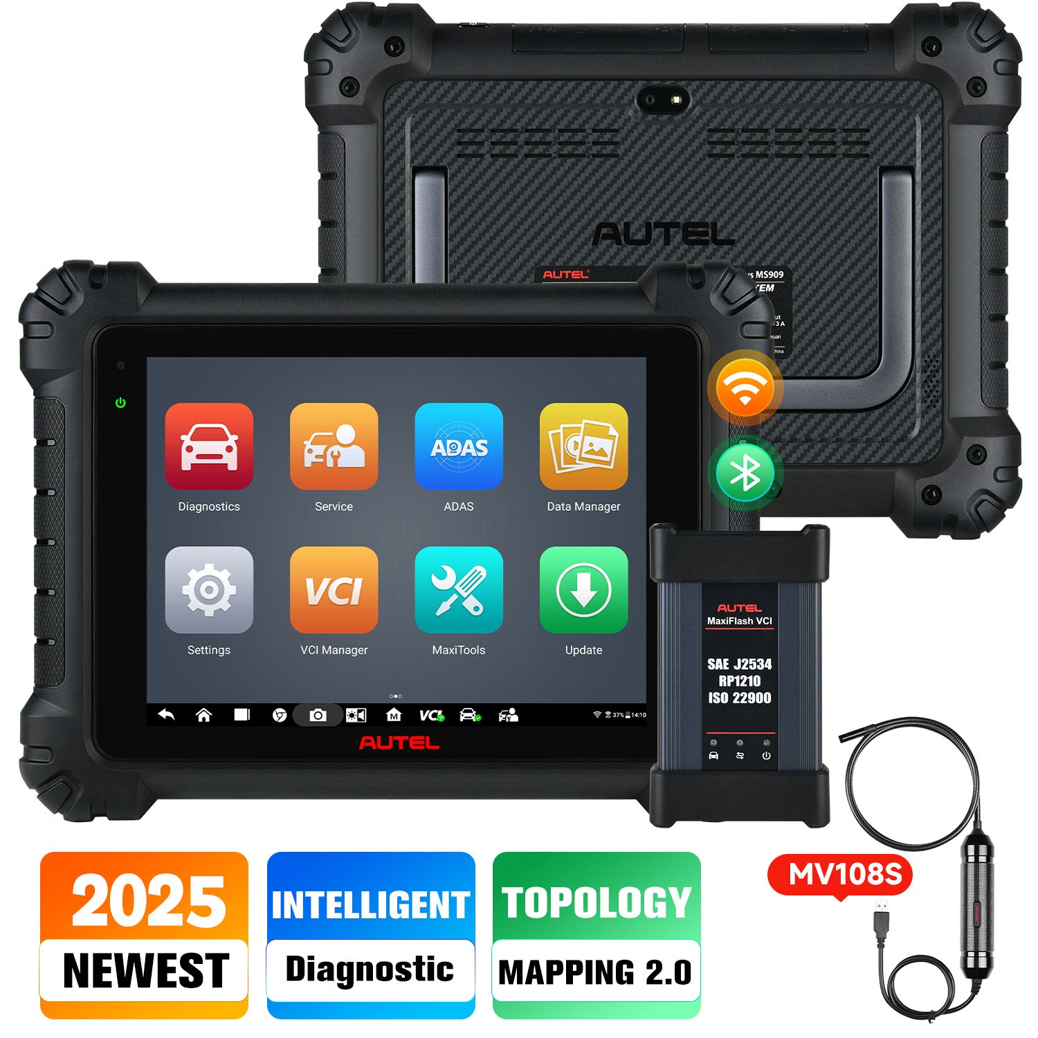 Autel Maxisys MS909 Diagnostic Scanner with Topology Map 2.0