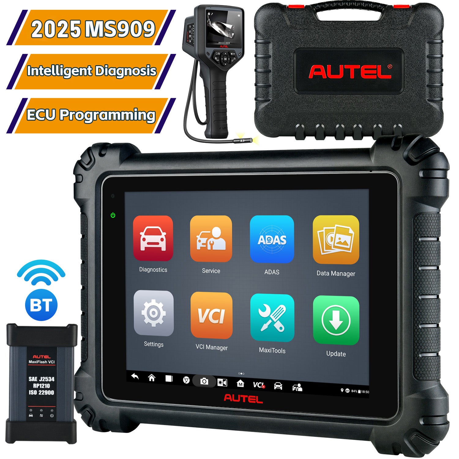 Autel Maxisys MS909 Diagnostic Scanner with MV480