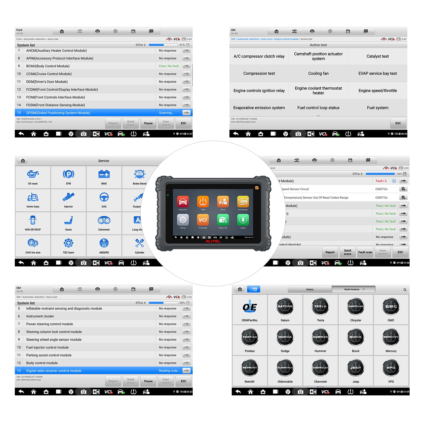 Autel MaxiCOM MK906S PRO-TS Diagnostic Scanner