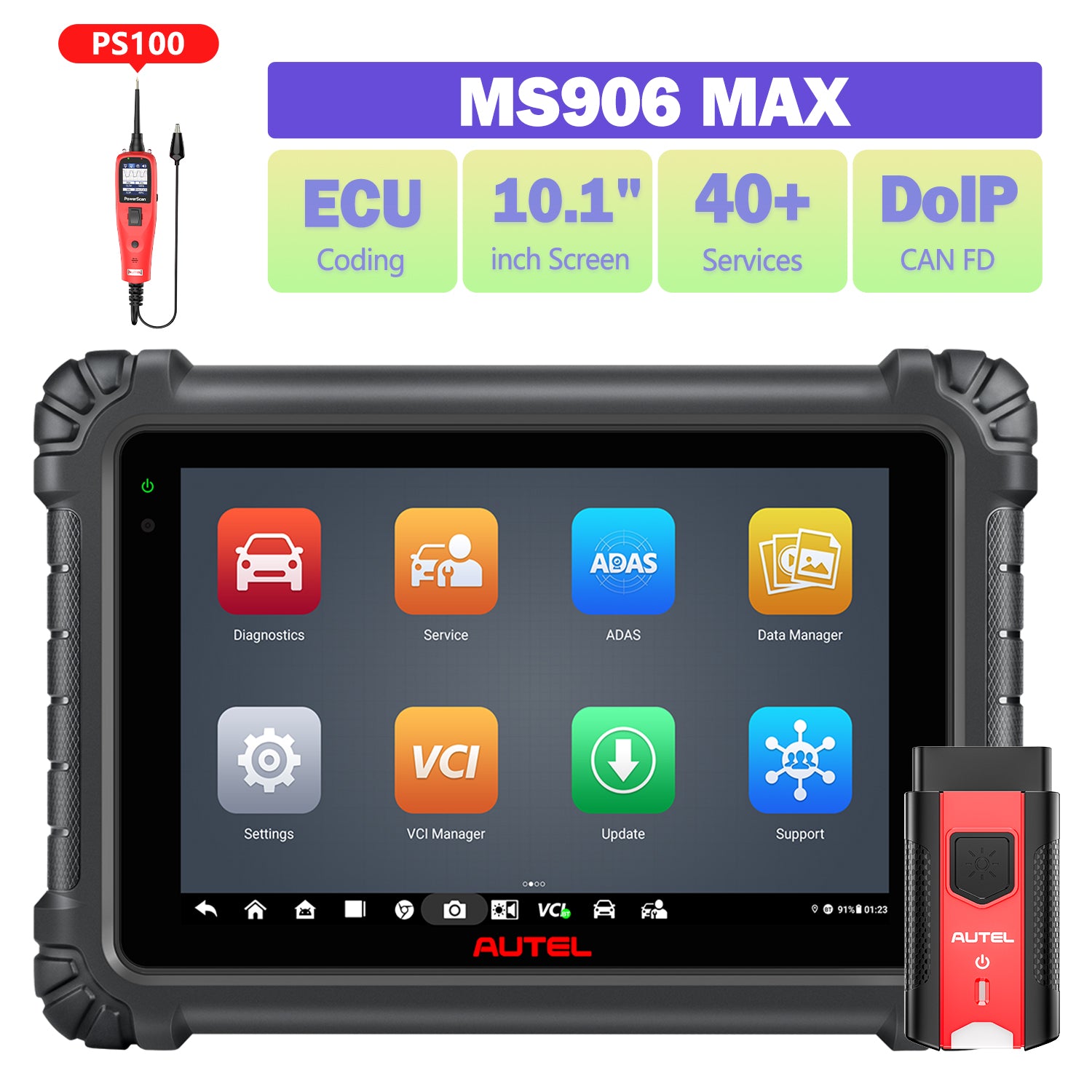autel maxisys ms906 max diagnostic scanner autel ms906max