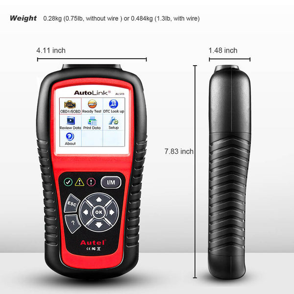 Autel Autolink AL519 OBDII/EOBD Check Engine Code Reader CAN