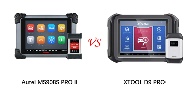 Autel MaxiSys MS908S Pro II vs. XTOOL D9 PRO: Which Diagnostic Tool Reigns Supreme?