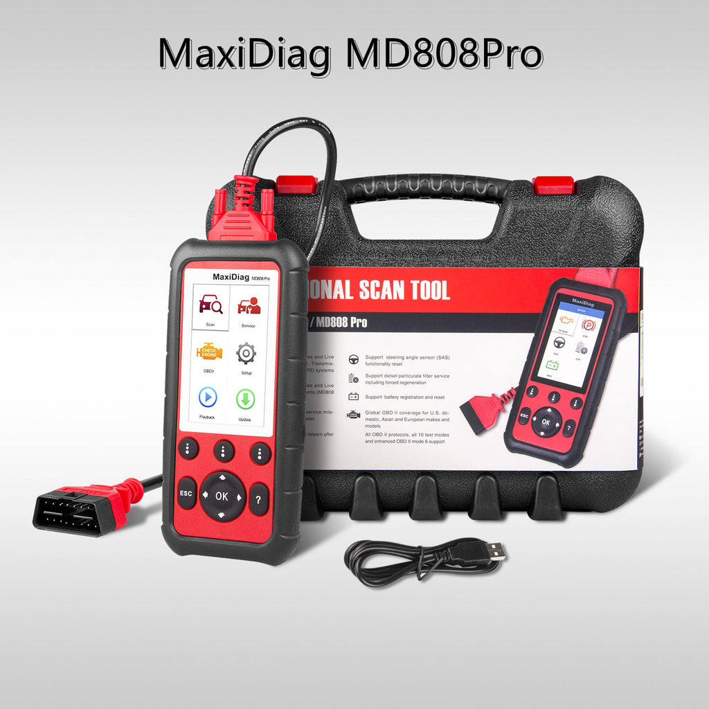 Autel MaxiDIAG MD808 Pro --- The Best And Most Affordable Multifunctional Scan Tool