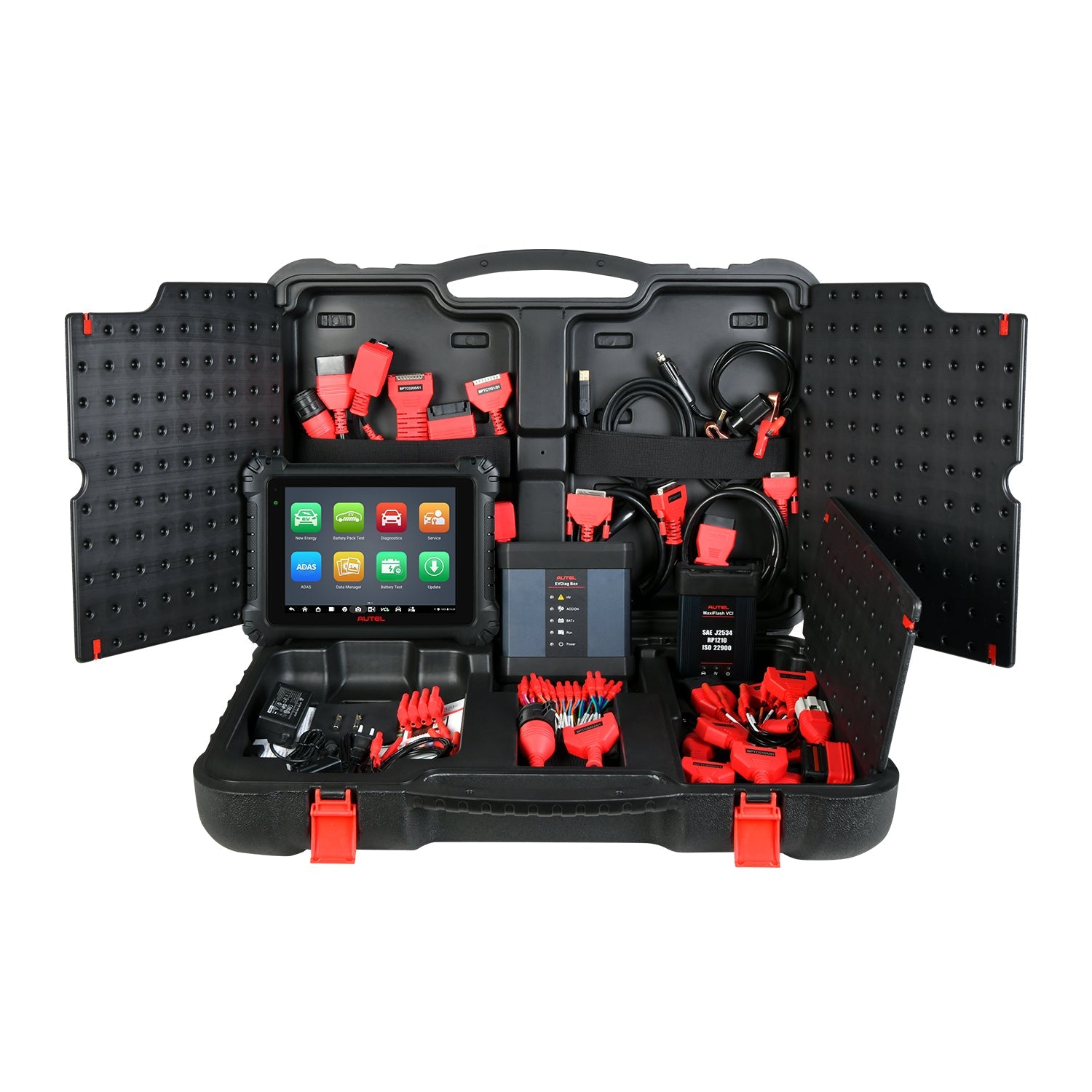 utel Maxisys MS909EV Intelligent EV Diagnostics Scanner Carrying Case Full Kit EV Diag Kit