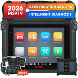 Autel MaxiSys MS919 Top Car Diagnostic Scanner, 2026 Top Automotive Scan Tool, ECU Programming & Coding, 5-in-1 VCMI Oscilloscope, 40+ Service Functions, Same As Autel MS Ultra, Upgraded of MS909/ Elite II