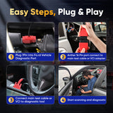 Autel 7 Pin OBD1 to 16 Pin OBD2 Adapter Cable for Ford Vehicles, Diagnostic Connector Compatible with Scan Tools