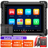 Autel MaxiSys MS919S2 MS919 S2 Diagnostic Scanner With AI, 6-IN-1 VCMI2, Enhanced Oscilloscope, Topology Map 3.0, Supports Wi-Fi 6, Upgraded of Autel MS909