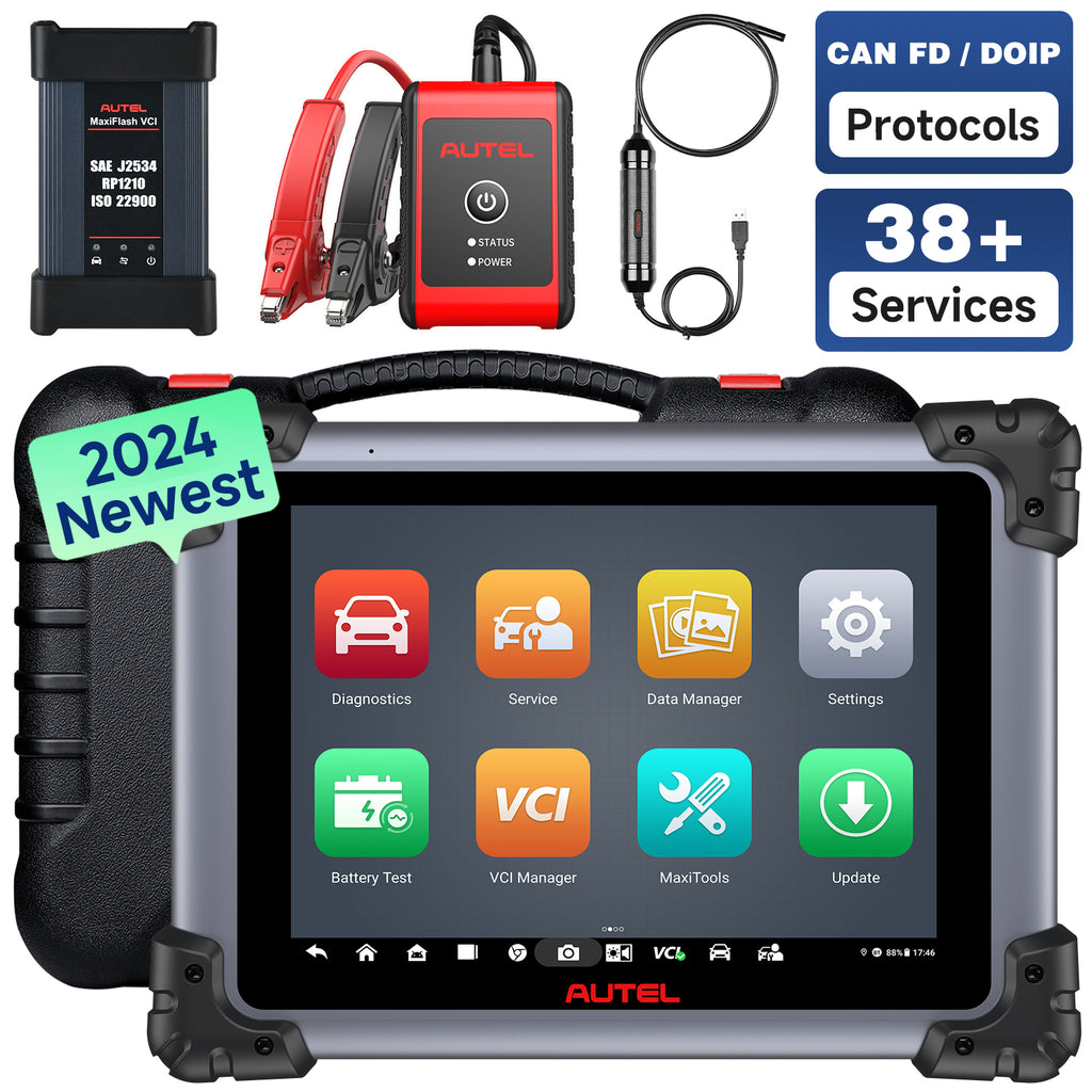 Autel MaxiSys Elite II Pro Elite 2 Français Full Système OBD2 Diagnostic Scanneur J2534 ECU Codage