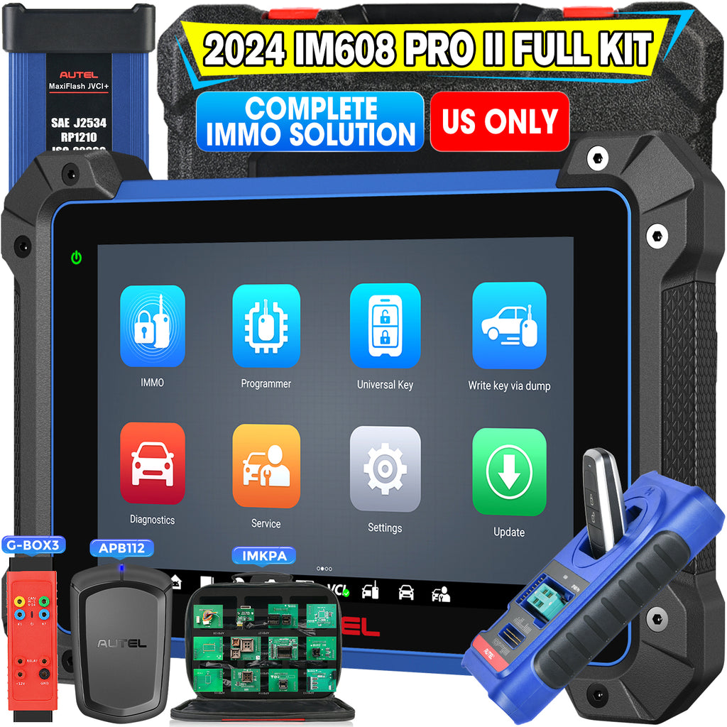 Interactive In608 Controller Autel MaxiIM IM608 Pro II/IM608S II Full Kit 2024 All-In-One Key ...