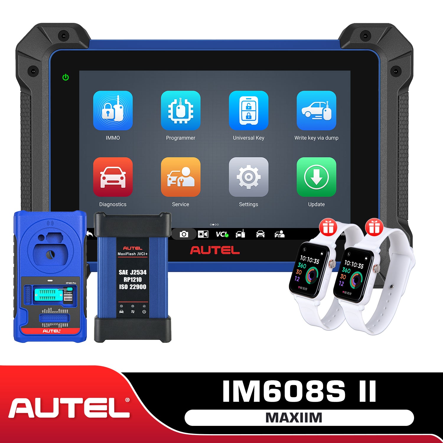 All In One Key Programming Machine Autel MaxiIM IM608 Pro II/ IM608 II Full Kit All-in-one Key Programming ...