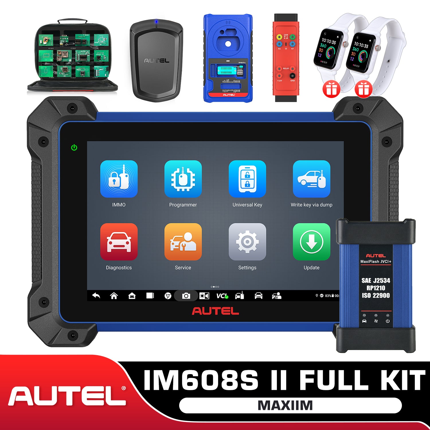 Autel MaxiIM IM608 Pro II/IM608S II Full Kit Key Programming Tool ...
