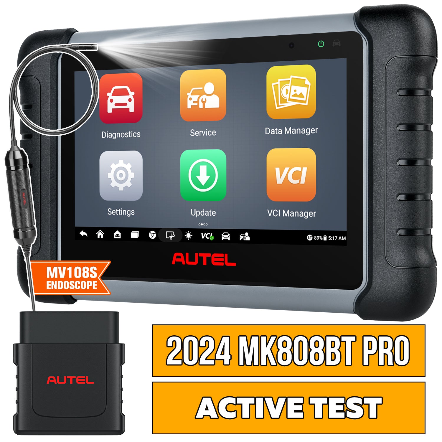 Autel MaxiCOM MK808BT Pro OBD2 Diagnostic Scan Tool - 2024 Version –  DiagMart