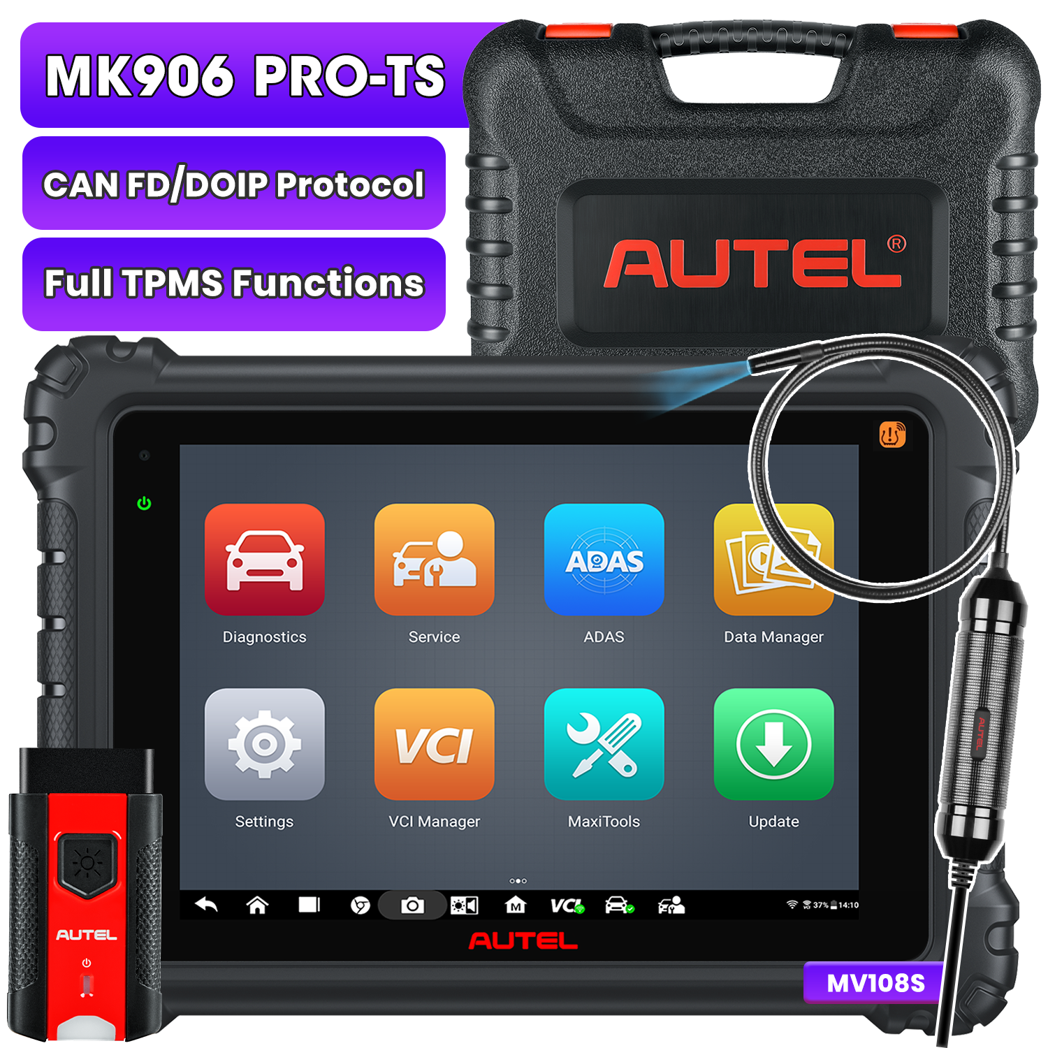 Autel MaxiCOM MK906 PRO Diagnostic Tool Upgraded of MS906 Pro/MK906BT –