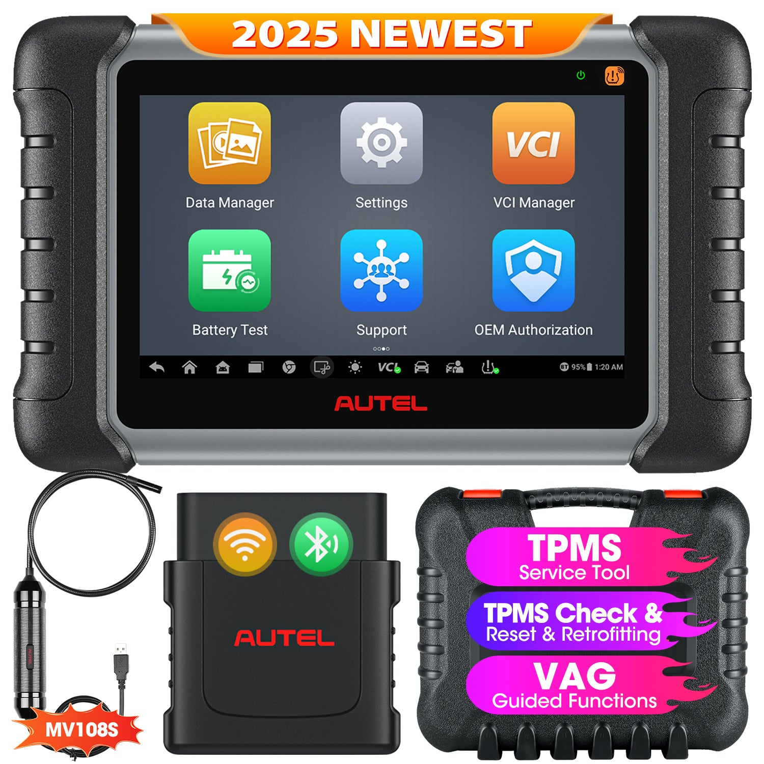 Autel MaxiPro MP808Z-TS MP808S-TS TPMS Diagnostic Tool 2025
