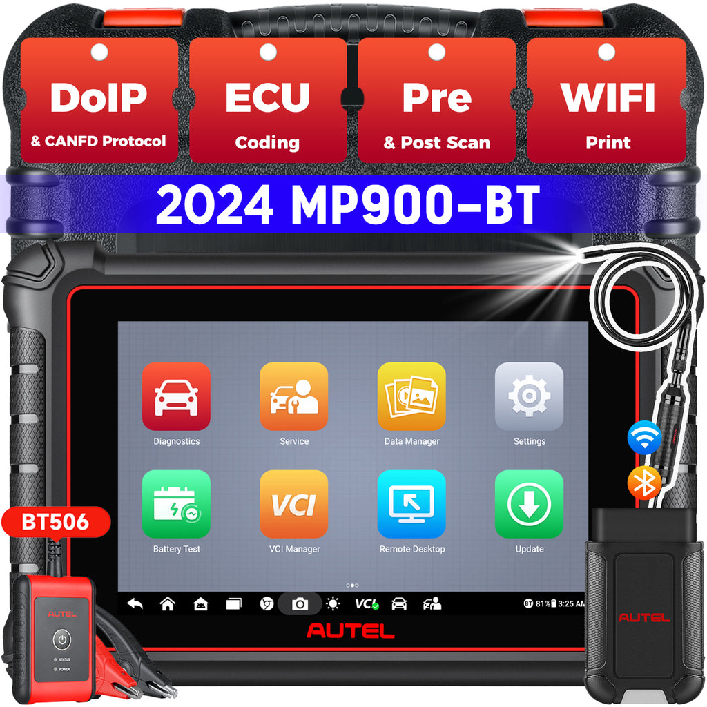 Autel MaxiPRO MP900-BT MP900BT Diagnostic Scanner 2024 Newly Released ...