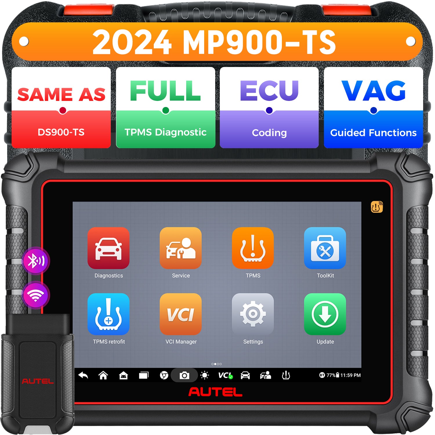 Autel MaxiPro mp900ts mp900-ts full tpms functions