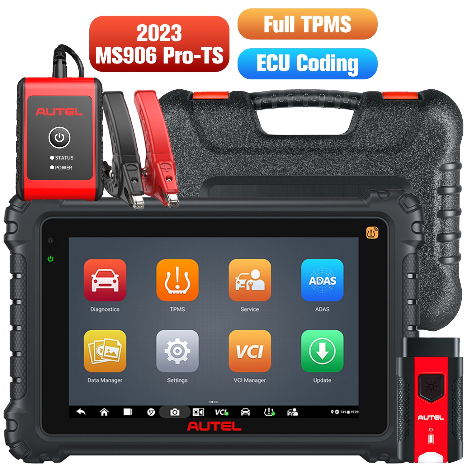 Autel MaxiSYS MS906 Pro-TS Diagnostic Scanner - Complete TPMS