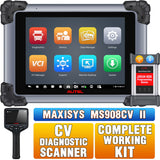 Autel Maxisys MS908CV II 2024 Diagnostic Scanner For Light-, Medium-, and Heavy-Duty Vehicles, Advanced ECU Coding, Diesel Scanner For Commercial Vehicles With J2534 ECU Programming Tool, All System Diagnosis, Upgraded Ver. of Autel MS908CV