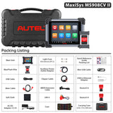 Autel Maxisys MS908CV II 2024 Diagnostic Scanner For Light-, Medium-, and Heavy-Duty Vehicles, Advanced ECU Coding, Diesel Scanner For Commercial Vehicles With J2534 ECU Programming Tool, All System Diagnosis, Upgraded Ver. of Autel MS908CV