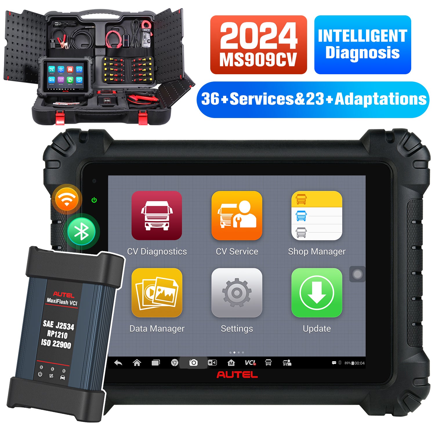 Autel MaxiSys MS909CV US only heavy duty diagnostic scanner