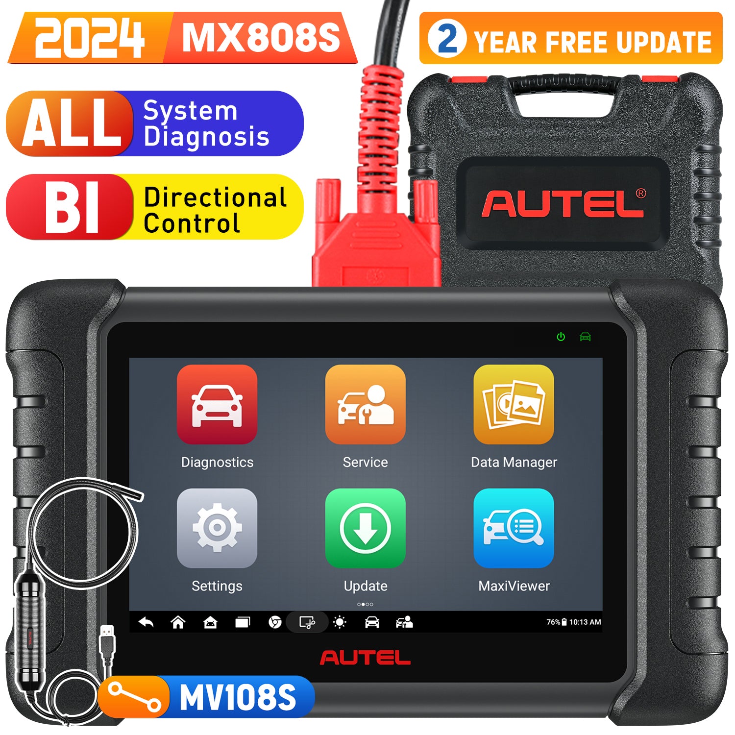 Maxicheck Autel MaxiCheck MX808S All System Diagnostic Scanner 2024 - Buy Now ...