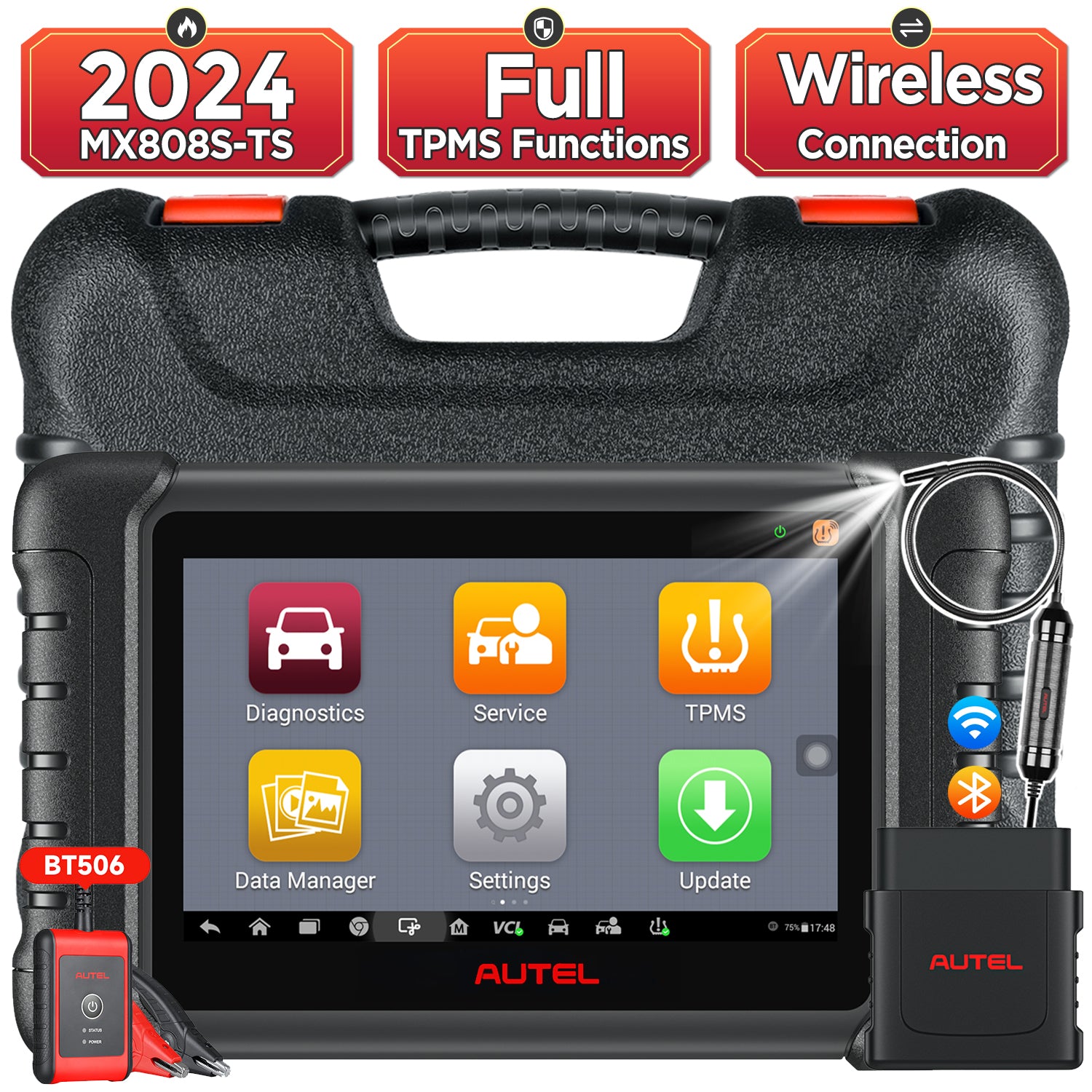 Maxicheck Autel MaxiCheck MX808S-TS Scanner & Full TPMS - Buy Now – DiagMart