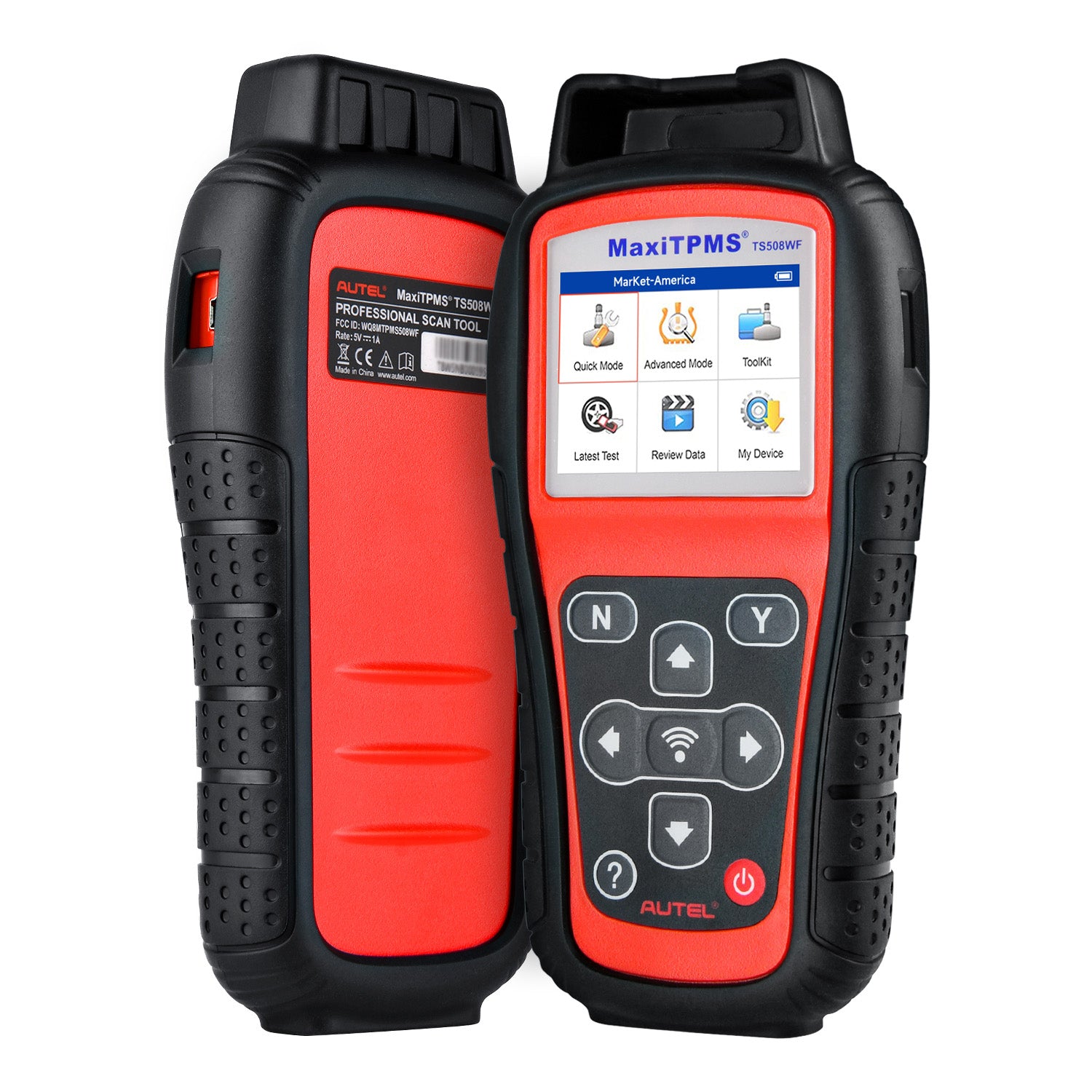 Autel MaxiTPMS TS508 WF TPMS Diagnostic Service Tool Support Tire Sensor Reset, Activate, Program and Relearn, Upgrade Version of TS508, Support Wifi Update