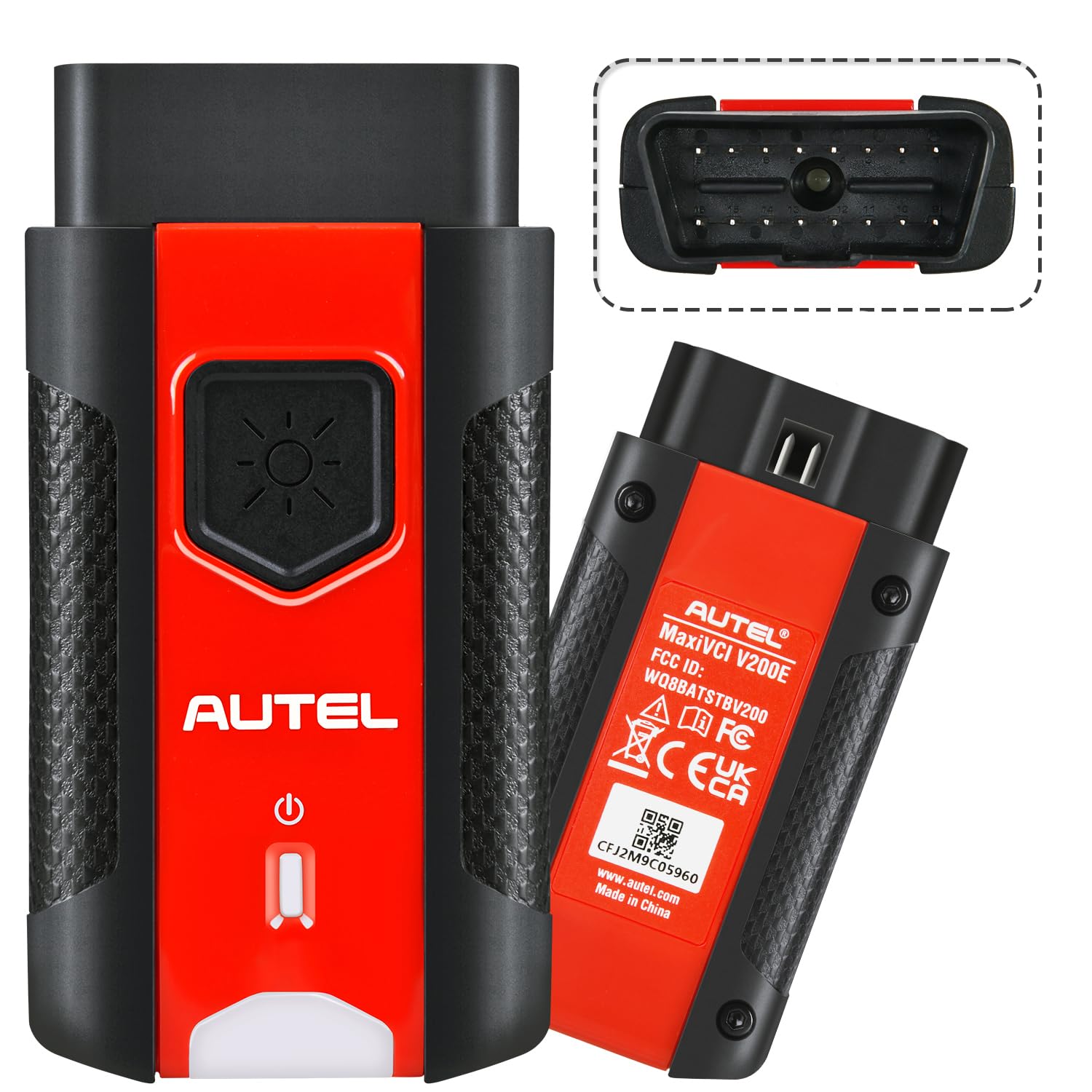 Autel Connecter Programing Code Autel MaxiVCI V200 VCI200 Wireless Dongle, OBD2 Connector Adapter Car ...