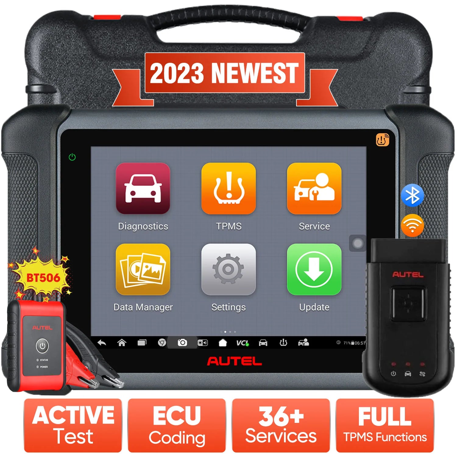 Autel Maxisys MS906TS Diagnostic Scanner Full Tpms functions and BT506