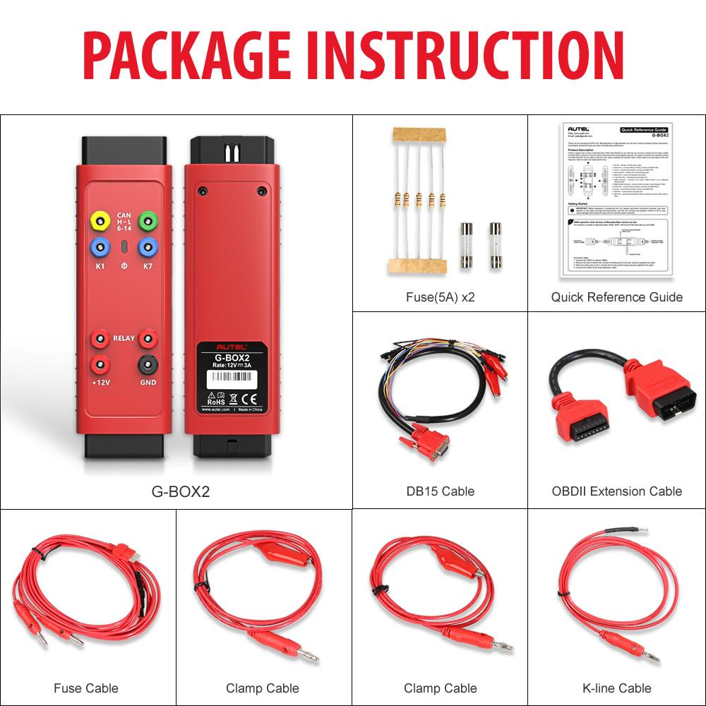 Autel G-box2 all package