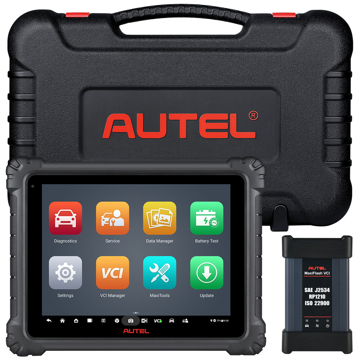 autel MaxiCOM ultra lite tablet with maxiflash vci